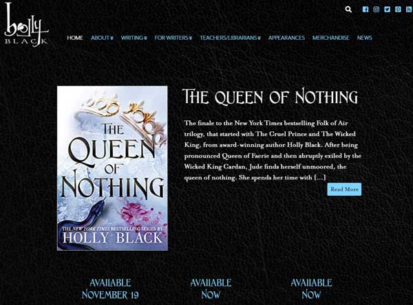 Author Holly Black Homepage